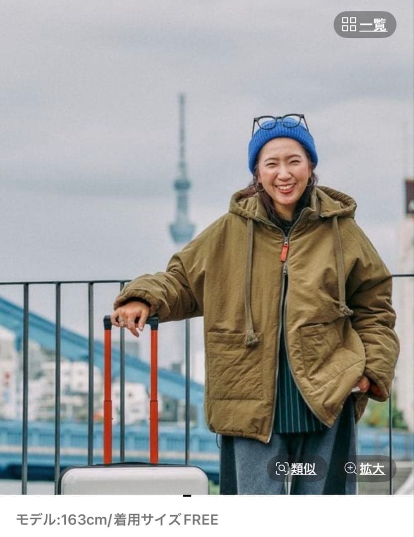 niko and...［be with M］ Misayo ミリアウター　カーキ