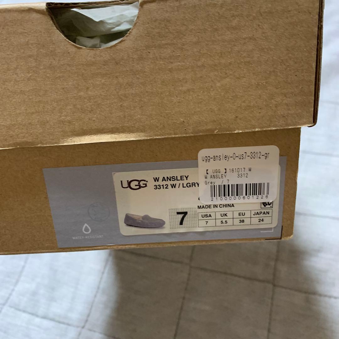 【新品】UGG グレー モカシン(24.0)