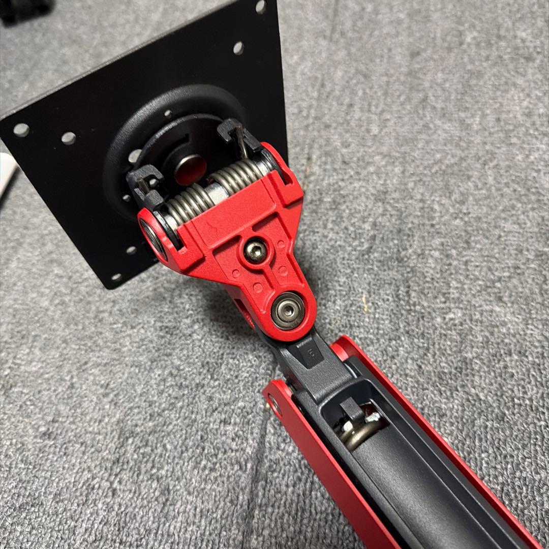 ergotron エルゴトロン LX モニターアーム レッド