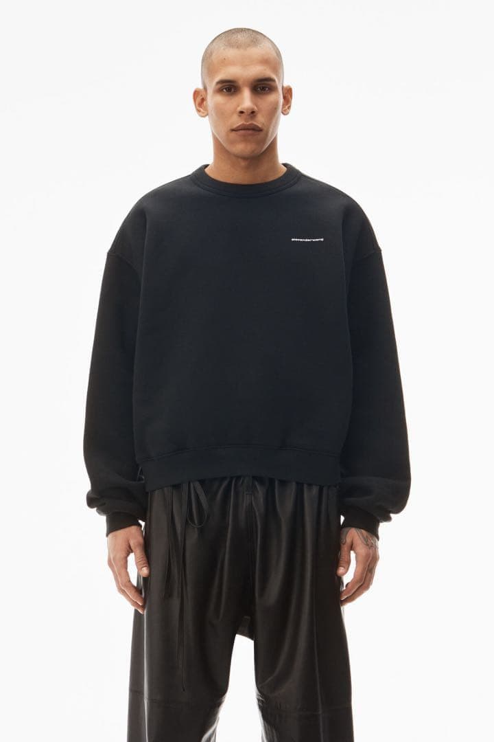 ras　Alexander Wang ブラック クルーネック スウェット