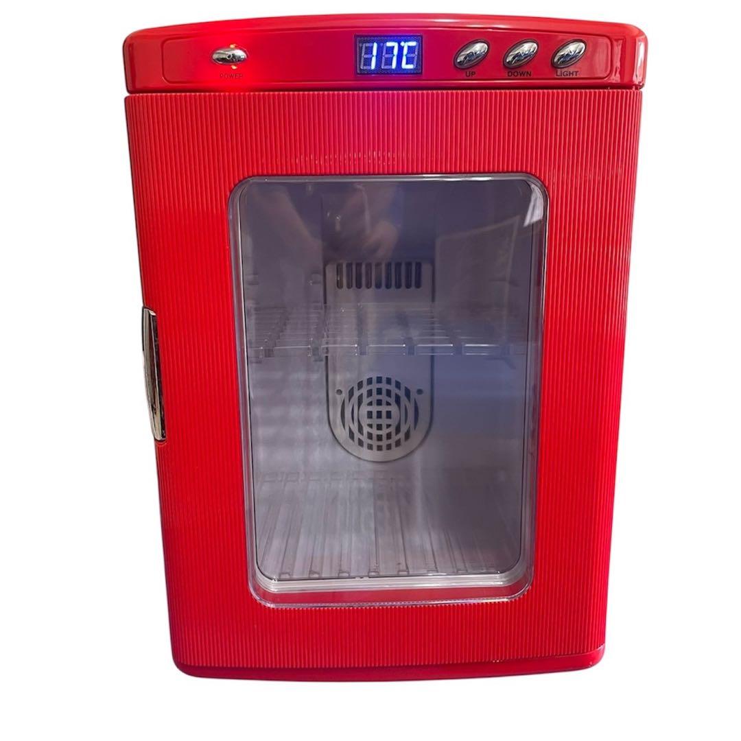SIS ディスプレイ型 ポータブル冷温庫 25L XHC-25 レッド