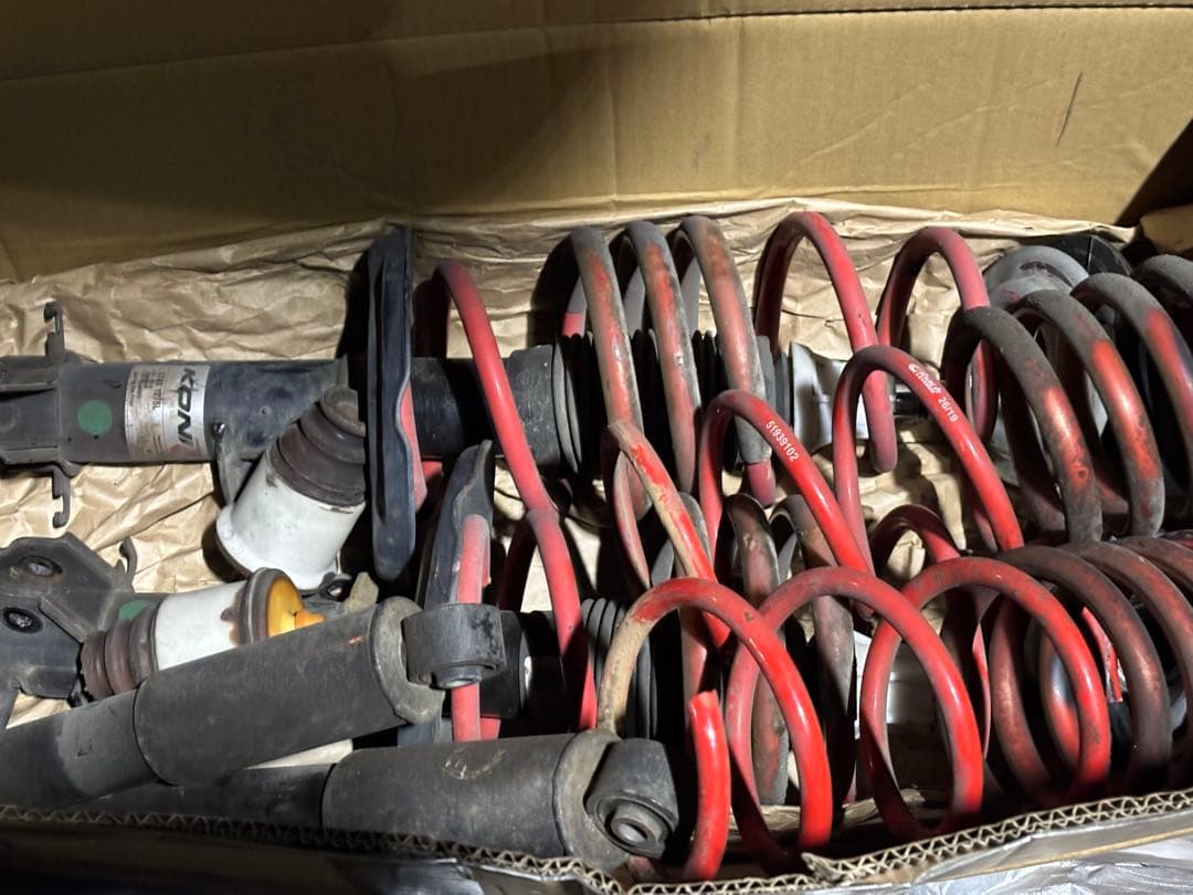 アバルト595 コンペ　純正　KONI サス