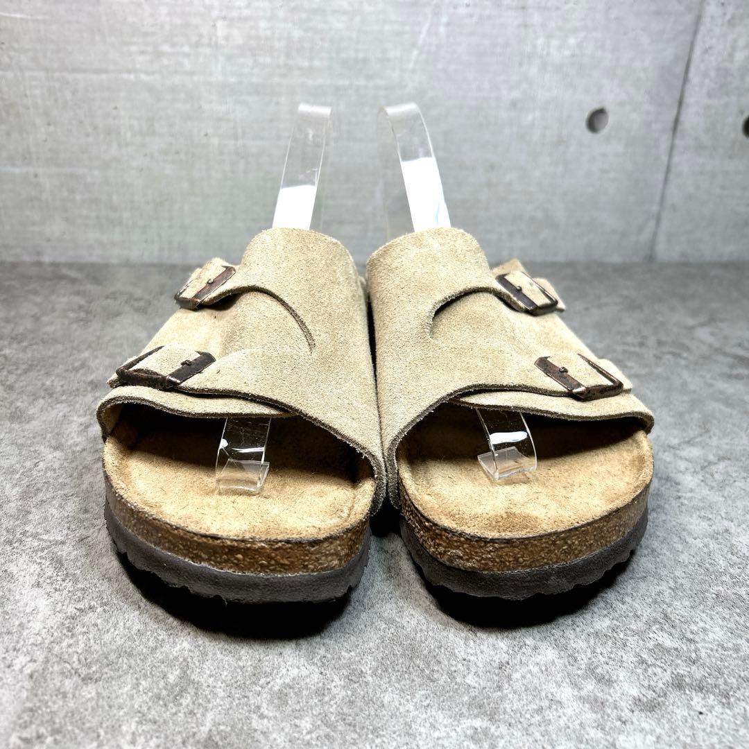ほぼ新品【ビルケンシュトック】チューリッヒ/サンダル/スウェード/ナロー幅/人気
