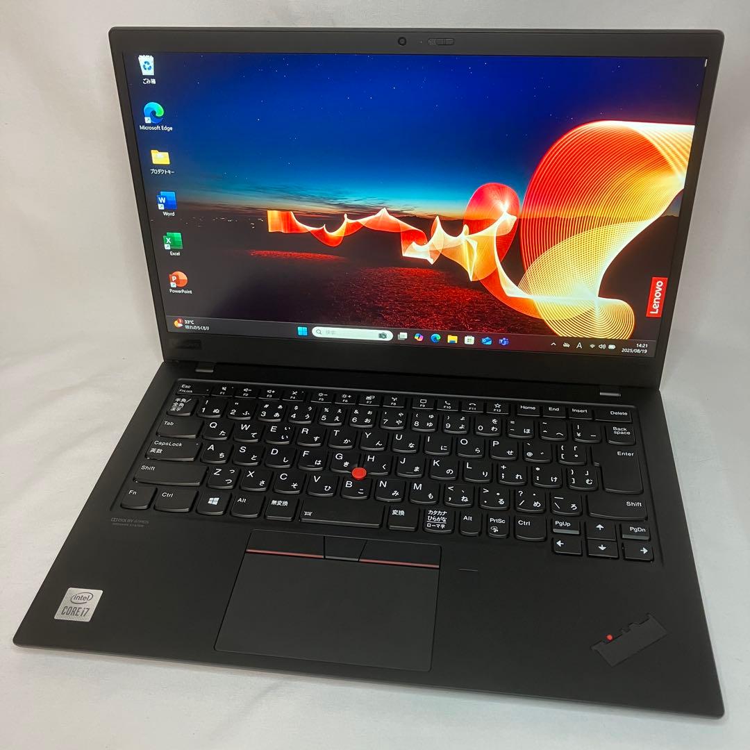 美品 X1 Carbon Gen8 第10世代 i7 16GB SSD オフィス