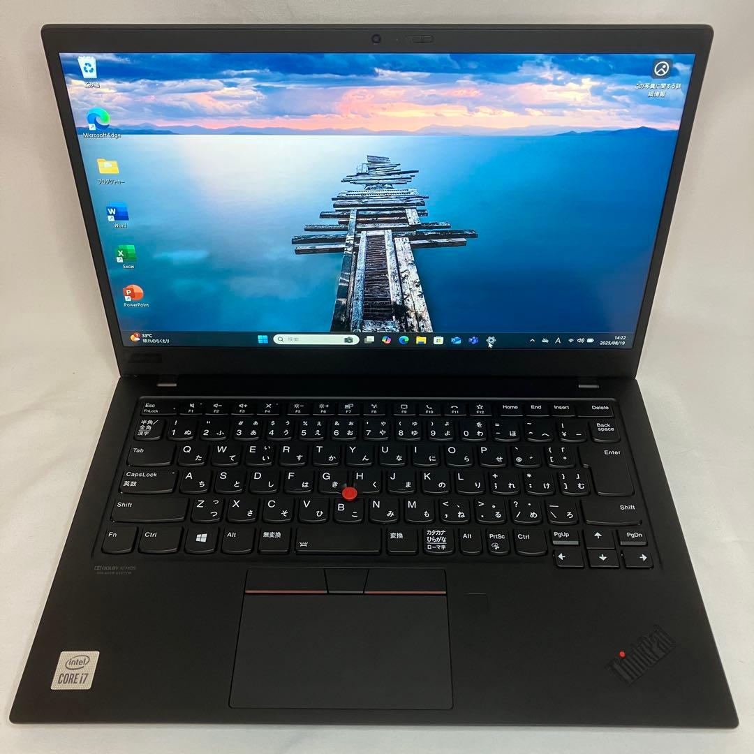 美品 X1 Carbon Gen8 第10世代 i7 16GB SSD オフィス