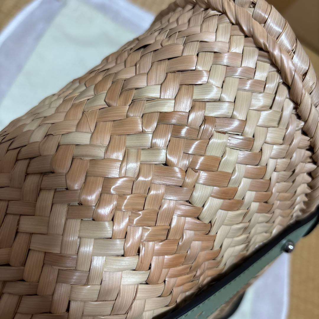 LOEWE かごバッグ グリーン