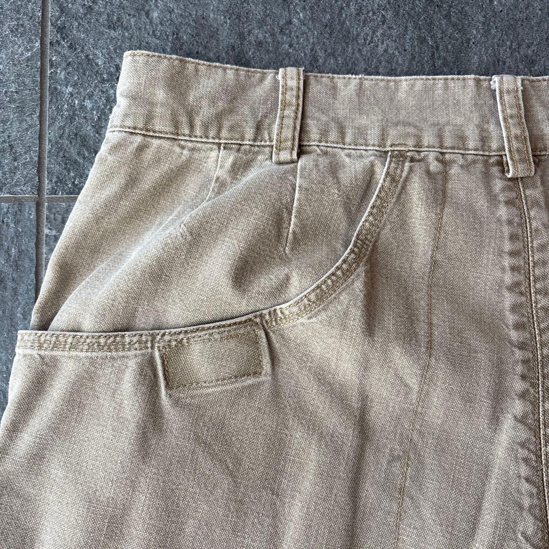 90s Patagonia ダブルニーパンツ スタンドアップ ベージュ 32