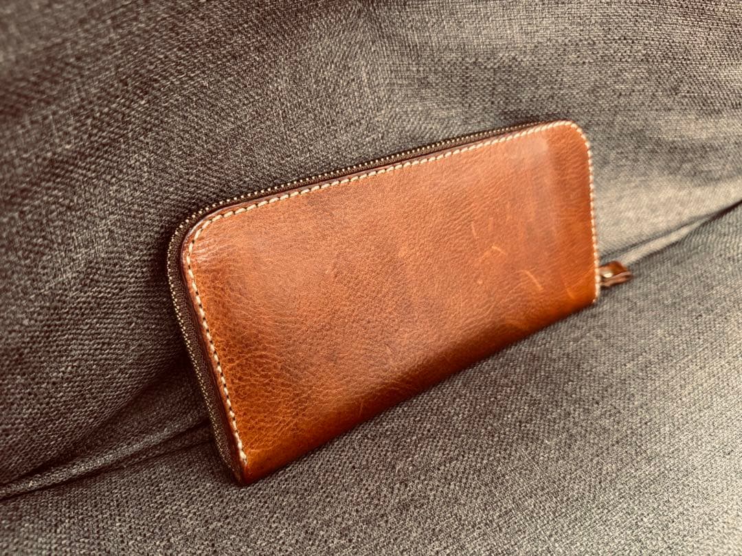 アナロジコ ラウンドファスナー 長財布 analogico