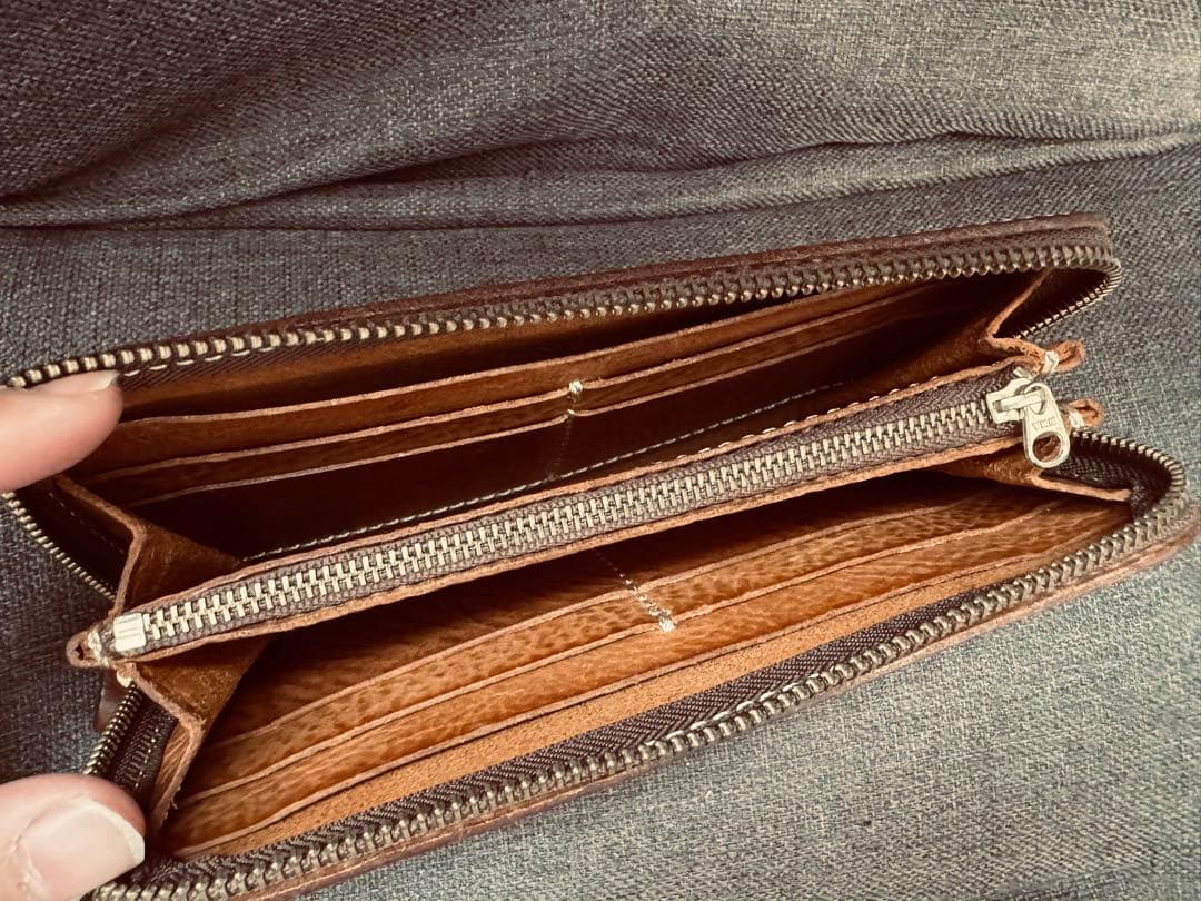 アナロジコ ラウンドファスナー 長財布 analogico