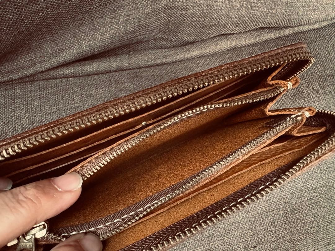 アナロジコ ラウンドファスナー 長財布 analogico