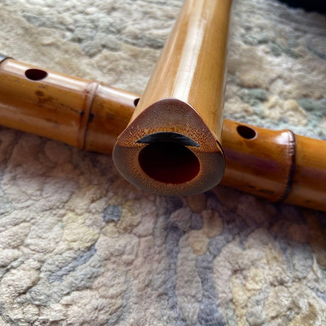 116値下げ　尺八　一尺八寸管　春山銘