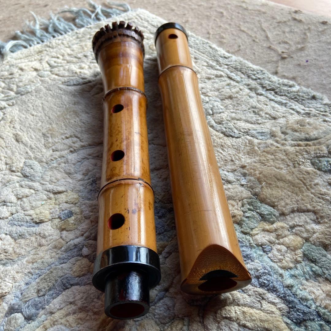 116値下げ　尺八　一尺八寸管　春山銘