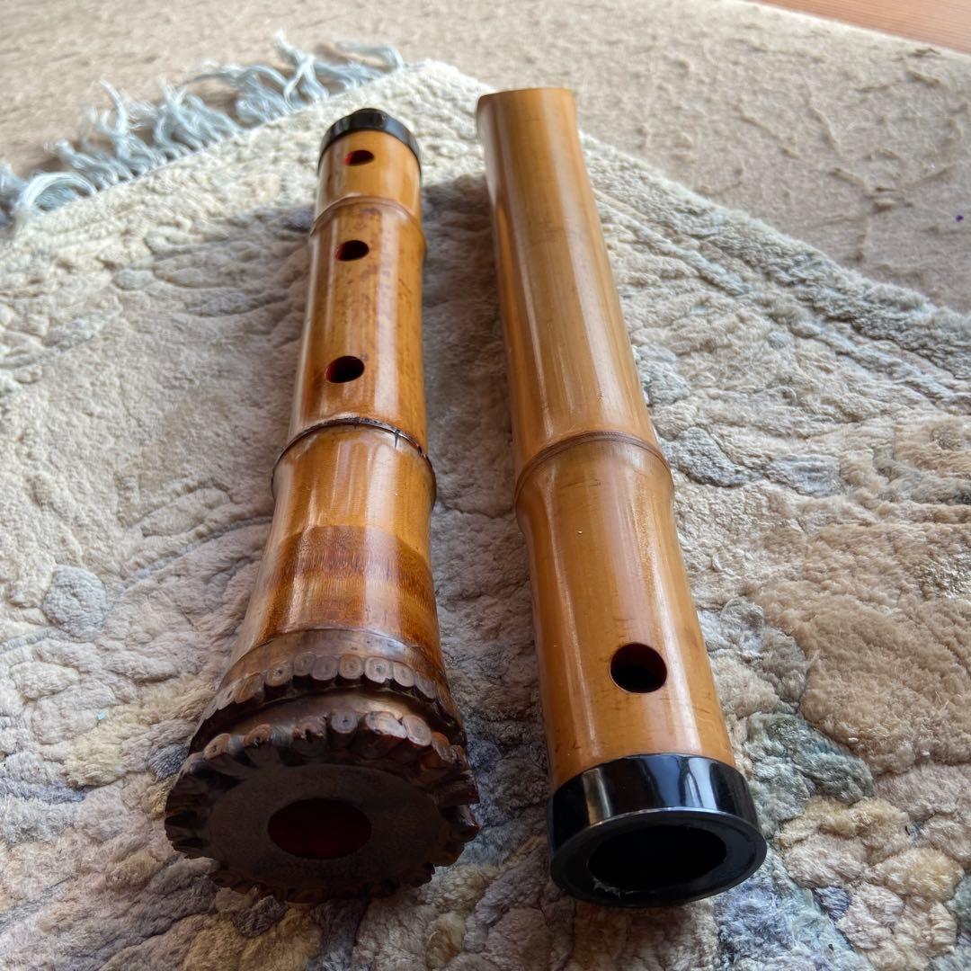 116値下げ　尺八　一尺八寸管　春山銘