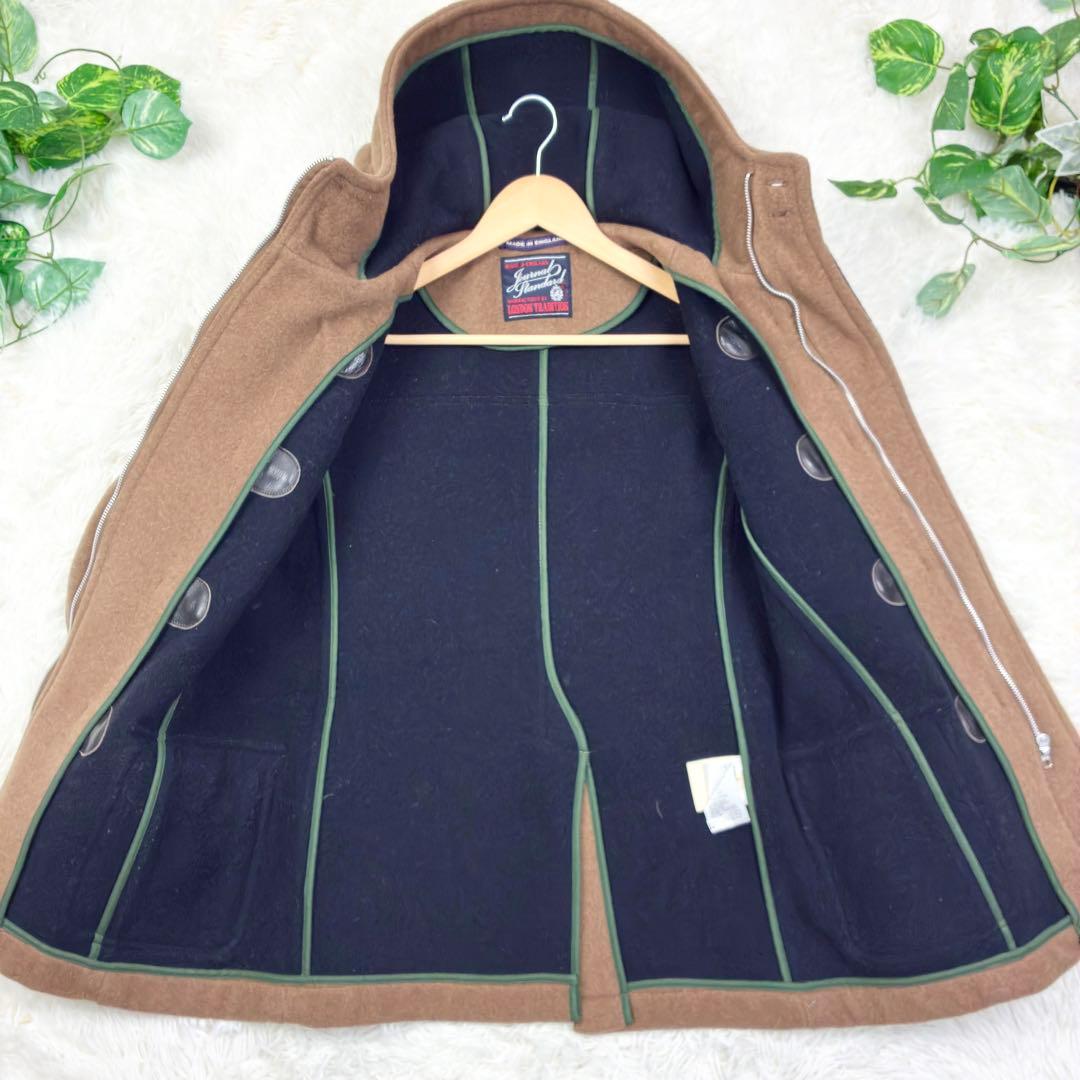 美品　ロンドントラディション　ジャーナルスタンダード別注　ツイード切替　ダッフル