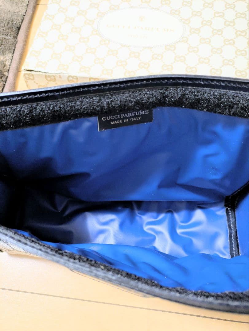 オールドグッチ セカンドバッグ クラッチ シェリーライン GGスプリーム