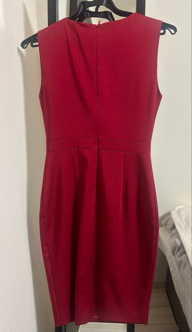 GINZA COUTURE 銀座クチュールドレス レッド ミディアム XSサイズ
