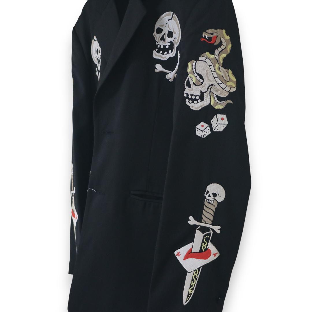 【未使用】 CREAMSODA スカル刺繍 テーラードジャケット （おまけ付き）