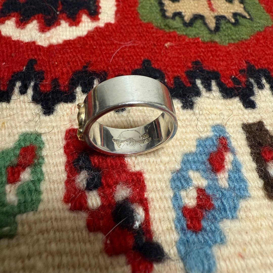 TADY&KING k18メタル平打リング　17 号