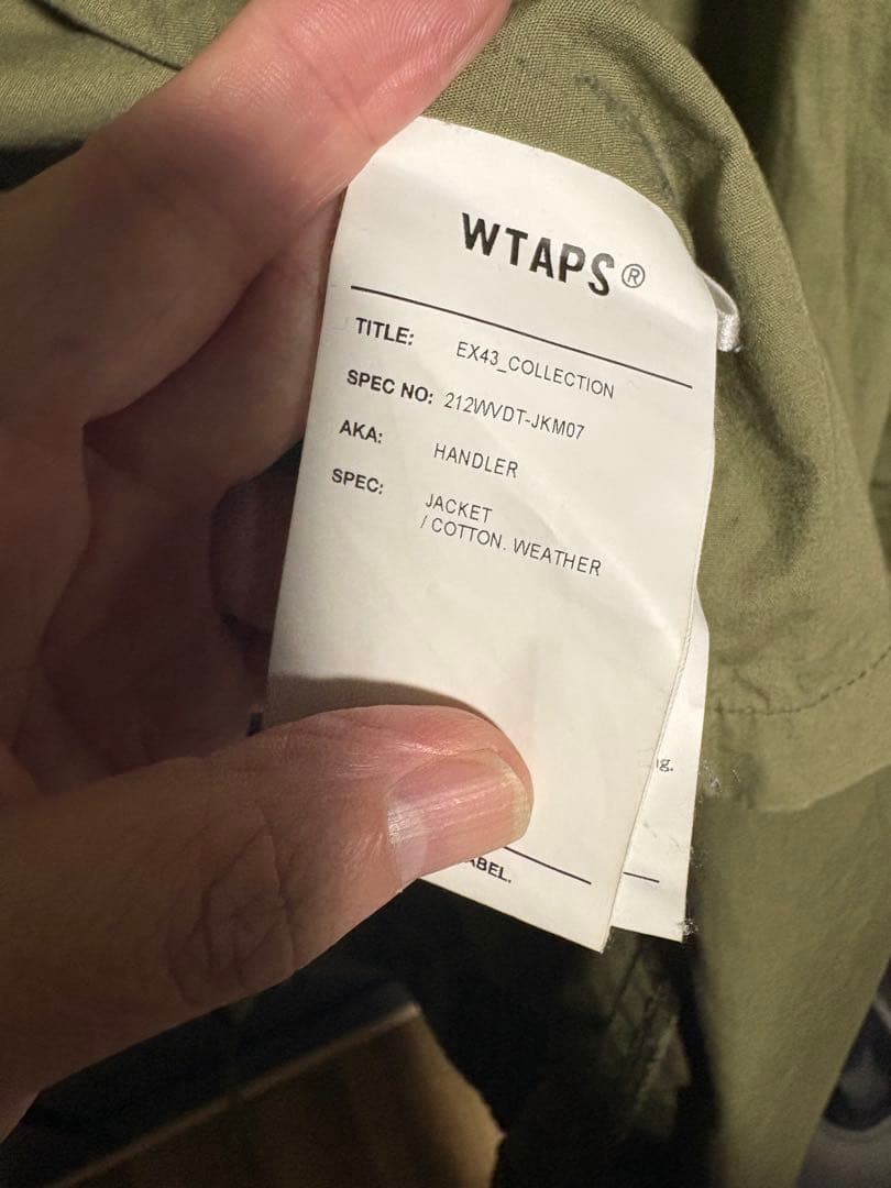 激レア WTAPS HANDLER JACKET 即完売品