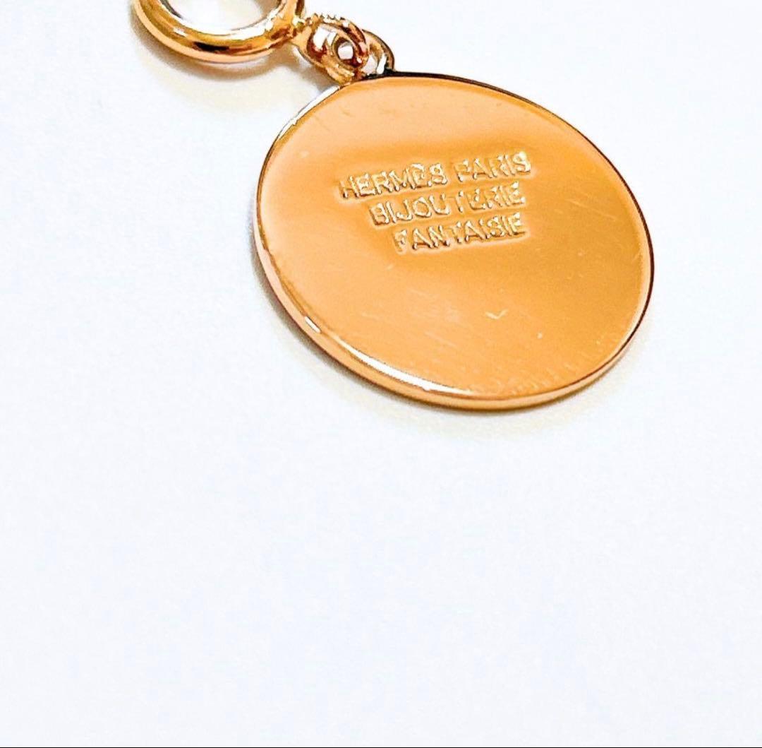 【超美品】エルメス セリエ チャーム ペンダントトップ ゴールド