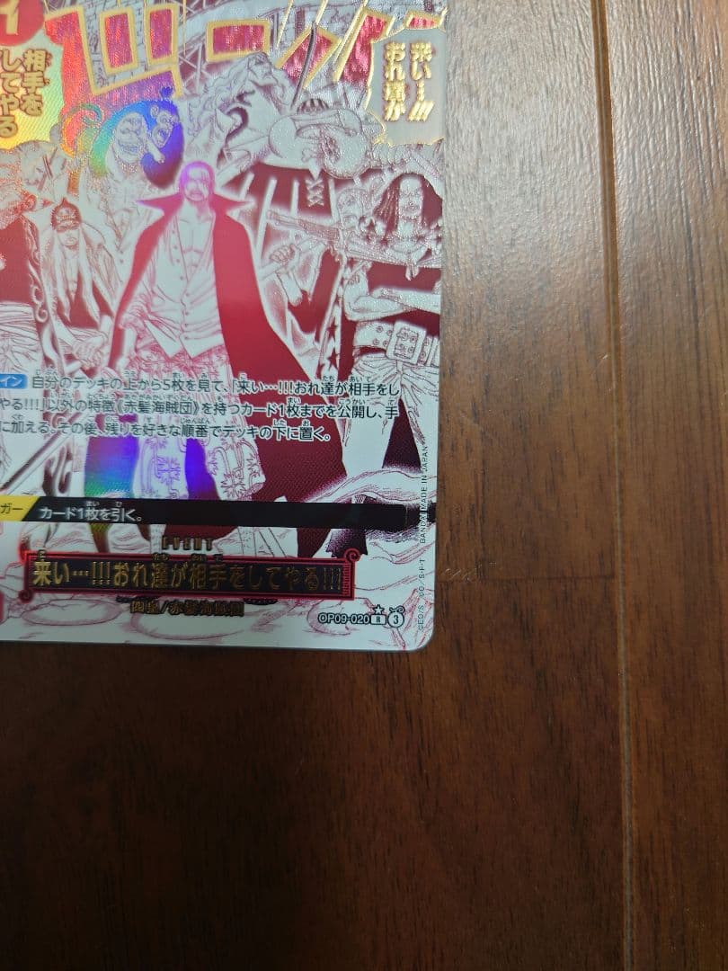 来い…！！！おれ達が相手をしてやる！！！ RパラレルOP09-020