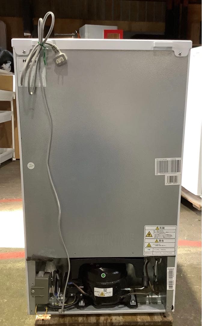 【一人暮らし用】ハイセンス 2ドア冷蔵庫 HR-B95A 93L 2019年製