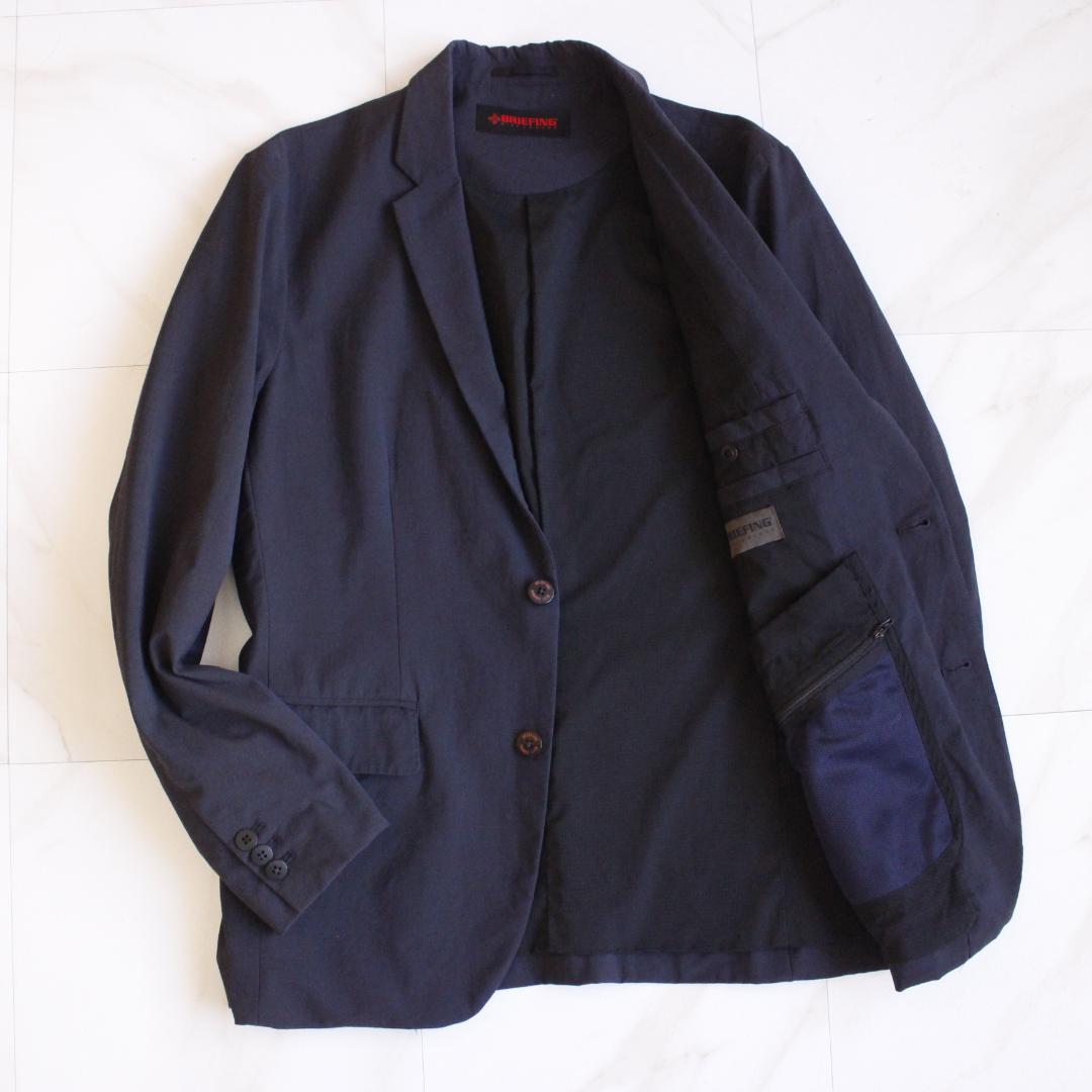 BRIEFING テーラードジャケット Mサイズ ネイビー 本切羽