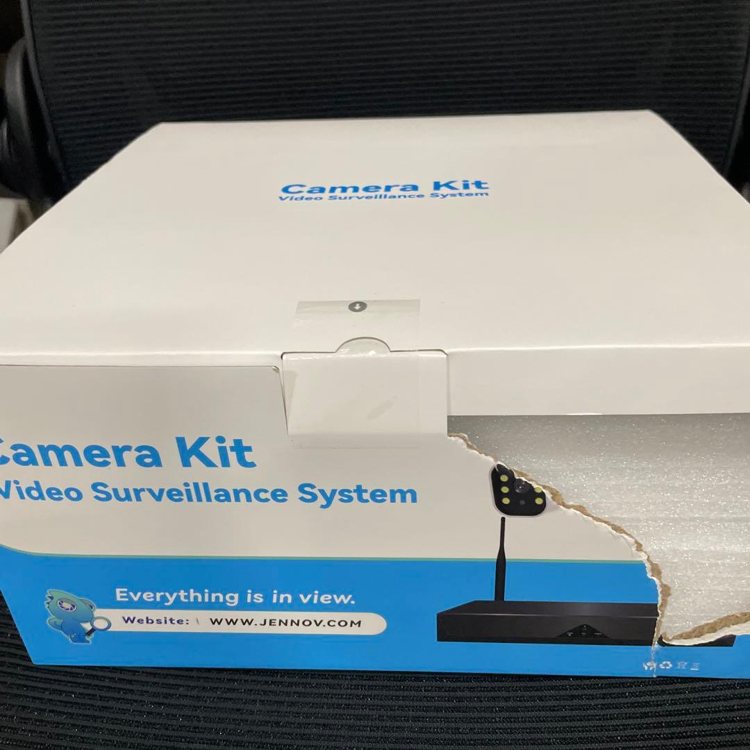 【500万画素・信号強化】防犯カメラ 屋外 2台 モニター付き ワイヤレス