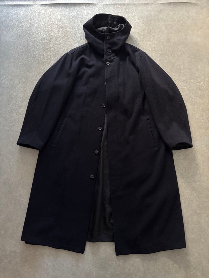 Yohji Yamamoto POUR HOMME ダッフルコート ネイビー