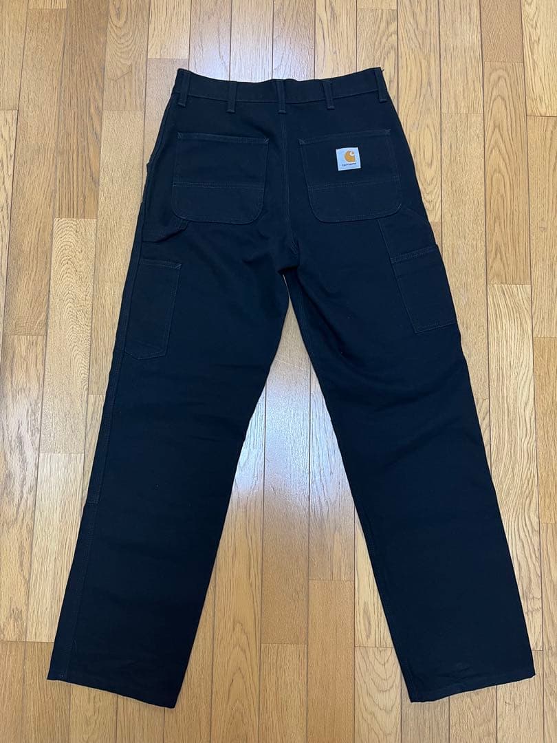 carhartt wip カーハート ダブルニーパンツ ブラック w28 l32