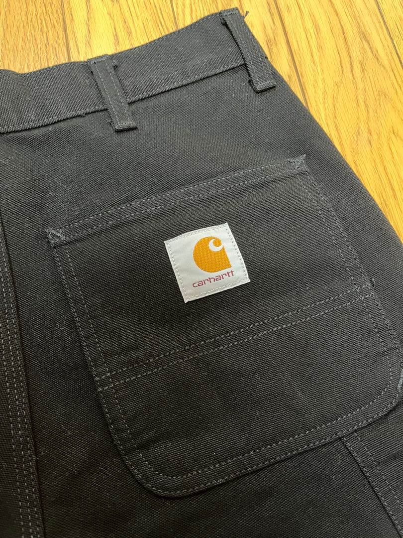 carhartt wip カーハート ダブルニーパンツ ブラック w28 l32