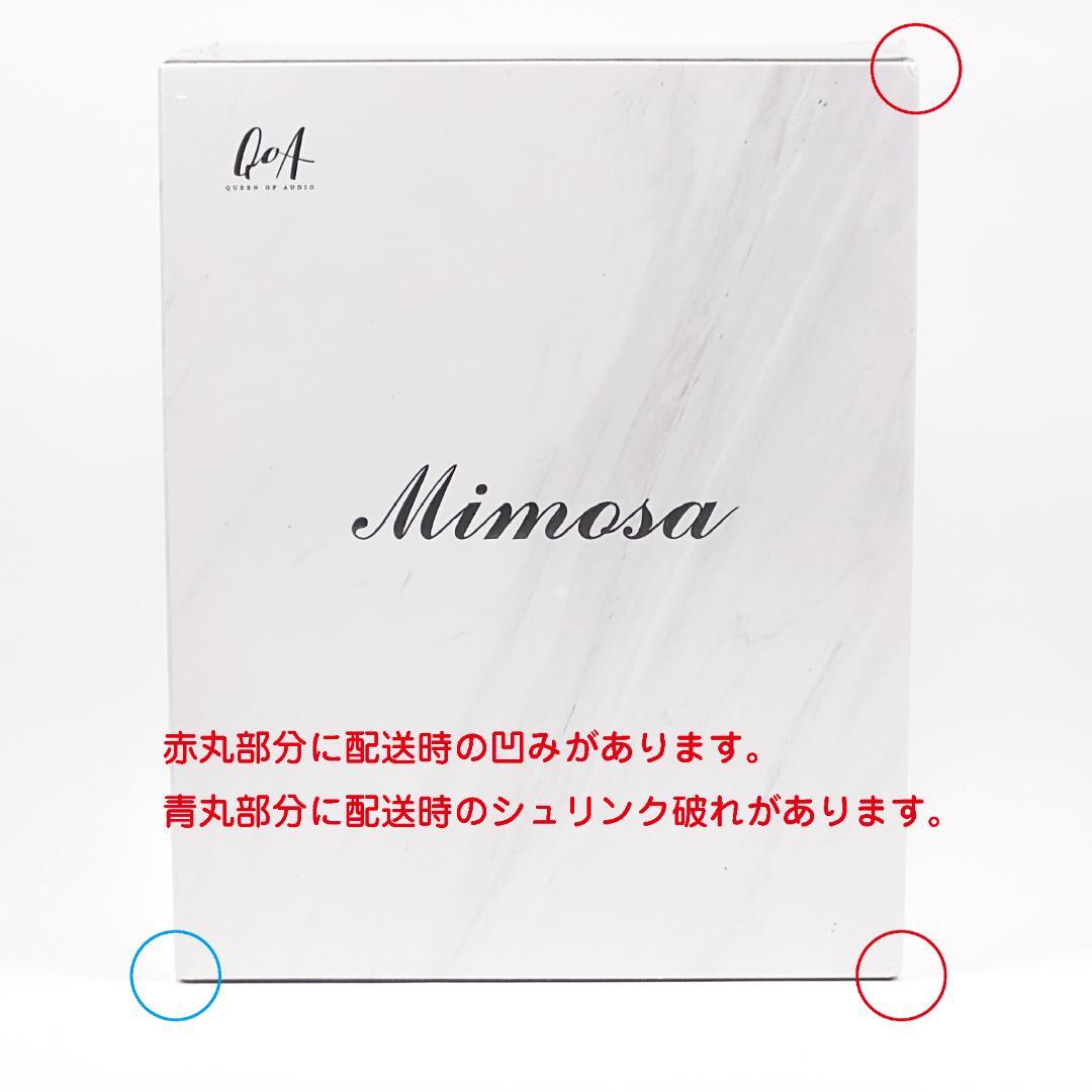 【新品未開封】QoA Mimosaブラック 4.4mm 海外限定版 有線イヤホン