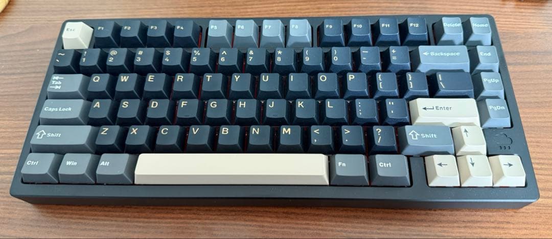 【ほぼ未使用】WOBKEY Rainy75 Pro ブラック