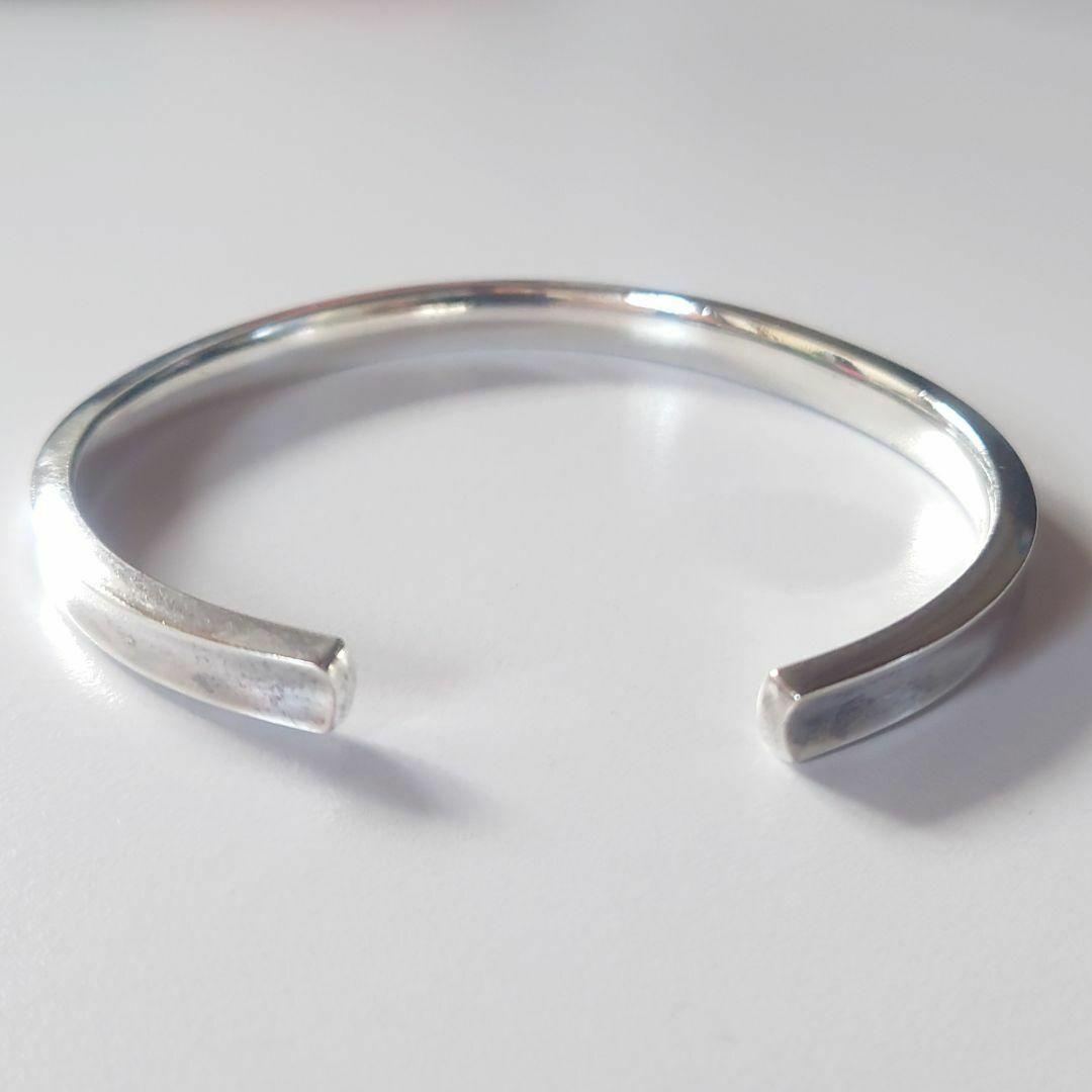 未使用に近い ティファニー ナローバングル 1837 ケース付 925 シルバー