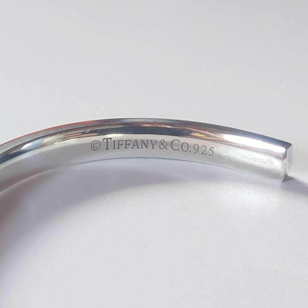 未使用に近い ティファニー ナローバングル 1837 ケース付 925 シルバー