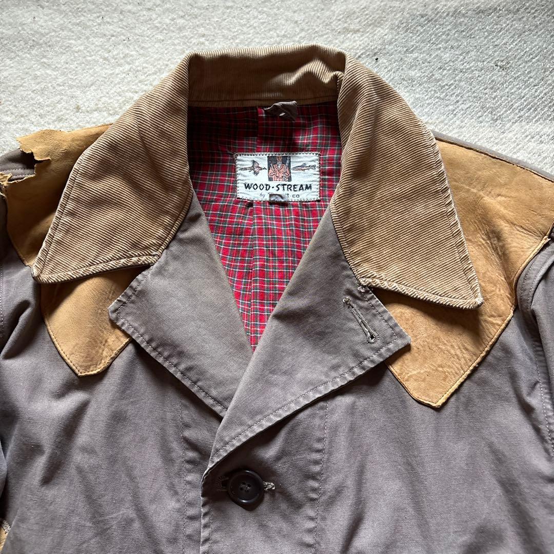 希少！【WOODSTREAM】50s ウッドストリーム　ハンティングジャケット