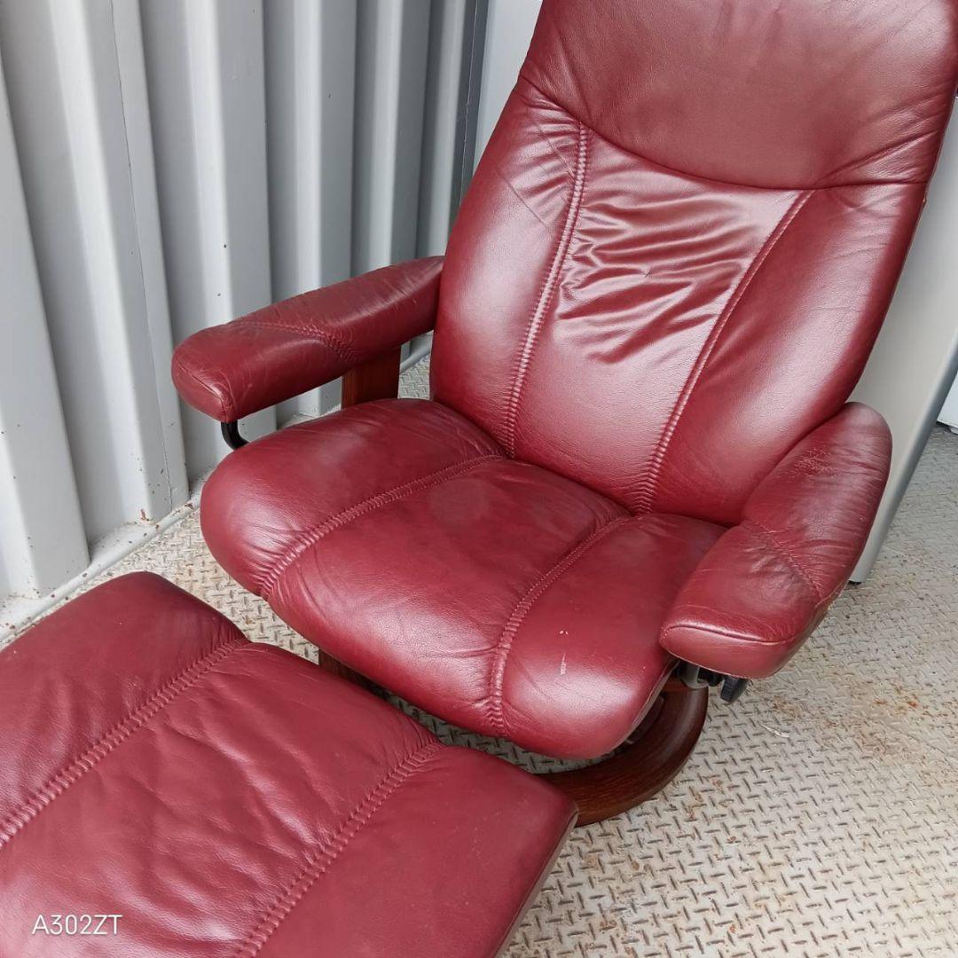 【まっきー様】　別荘保管品　エコーネス　ストレスレスチェア