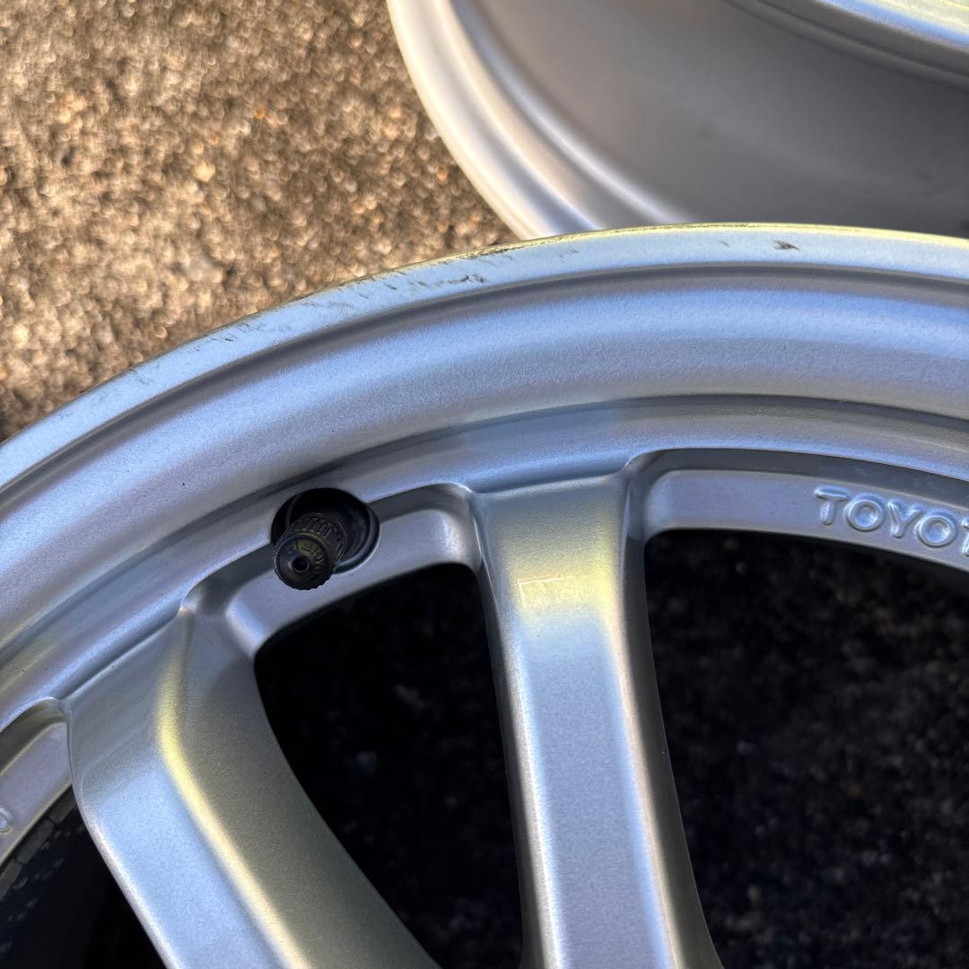 トヨタ 15インチ シルバー アルミホイール 5スポーク