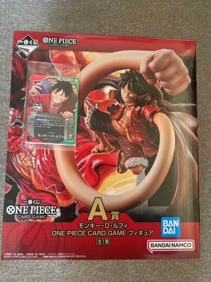 ONE PIECE CARD GAME フィギュア A賞＋ルフィプロモセット