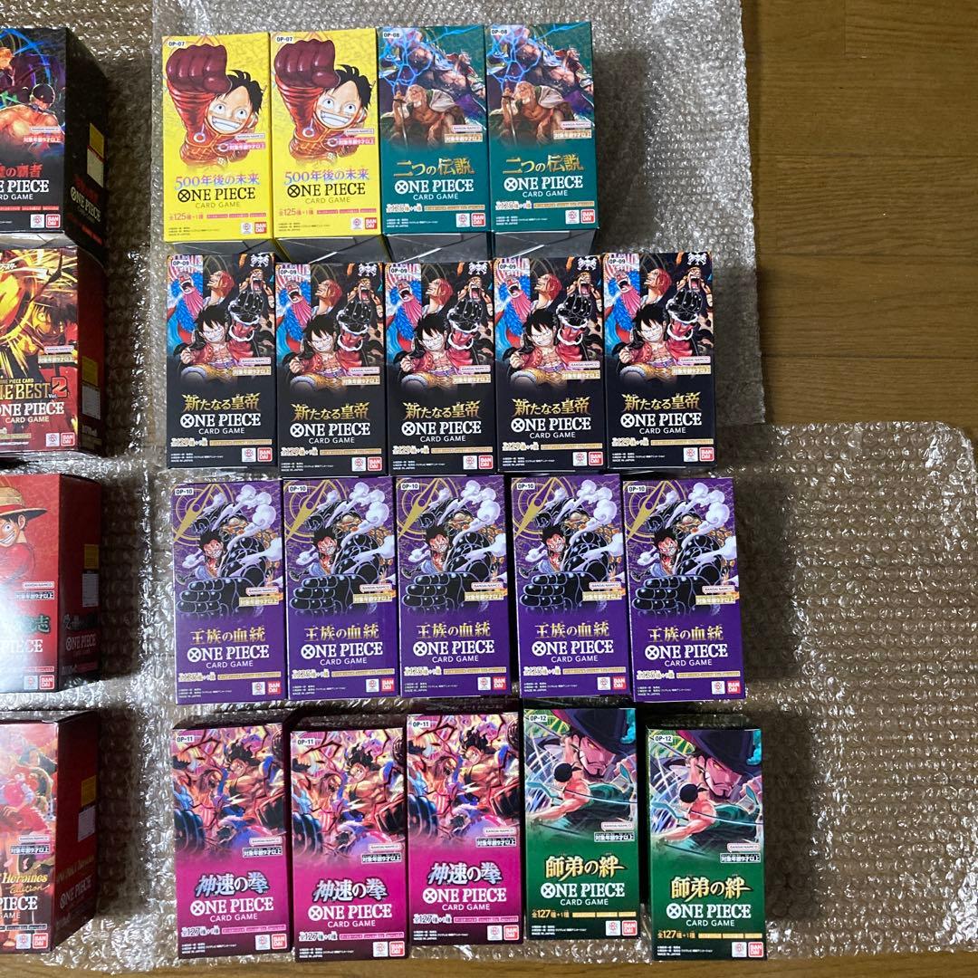 ワンピースカード　35BOX まとめ売り　テープ付　おまけ　1BOX