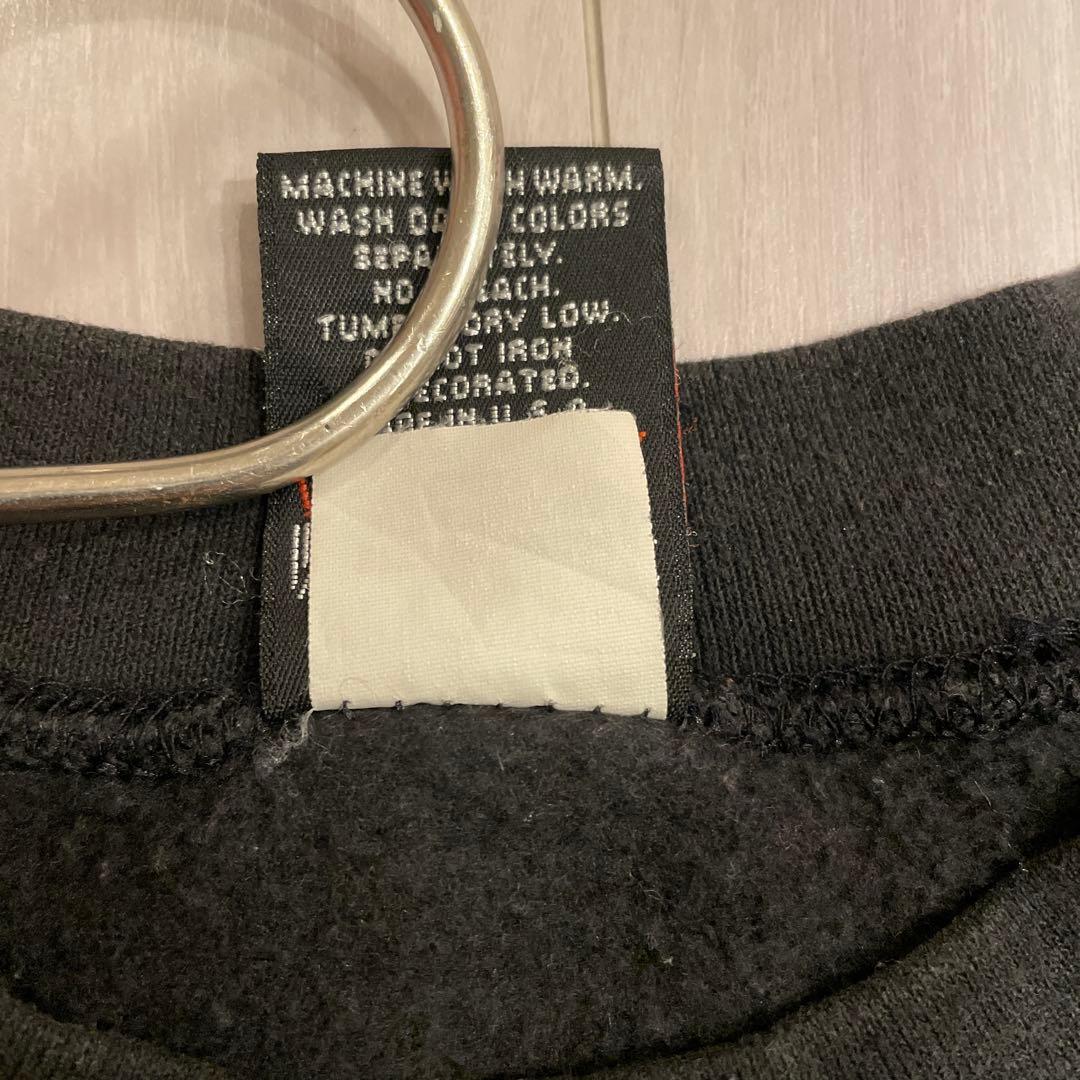 ハーレーダビッドソン　スウェット　90s フレイム 炎　ビンテージ