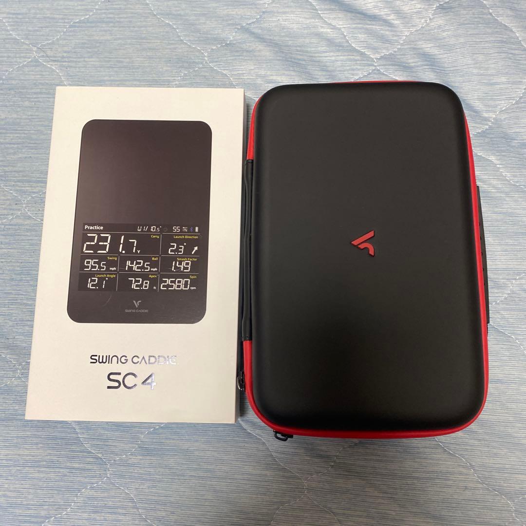 A*d様 美品‼️ボイスキャディ SC4 スイングキャディ 弾道測定器　➕専用ポ