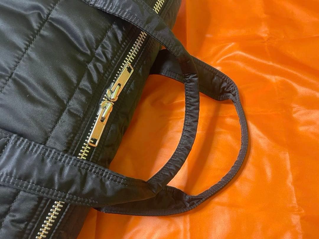 【未使用級】PORTER タンカードラムバッグボストンバック2way ブラック