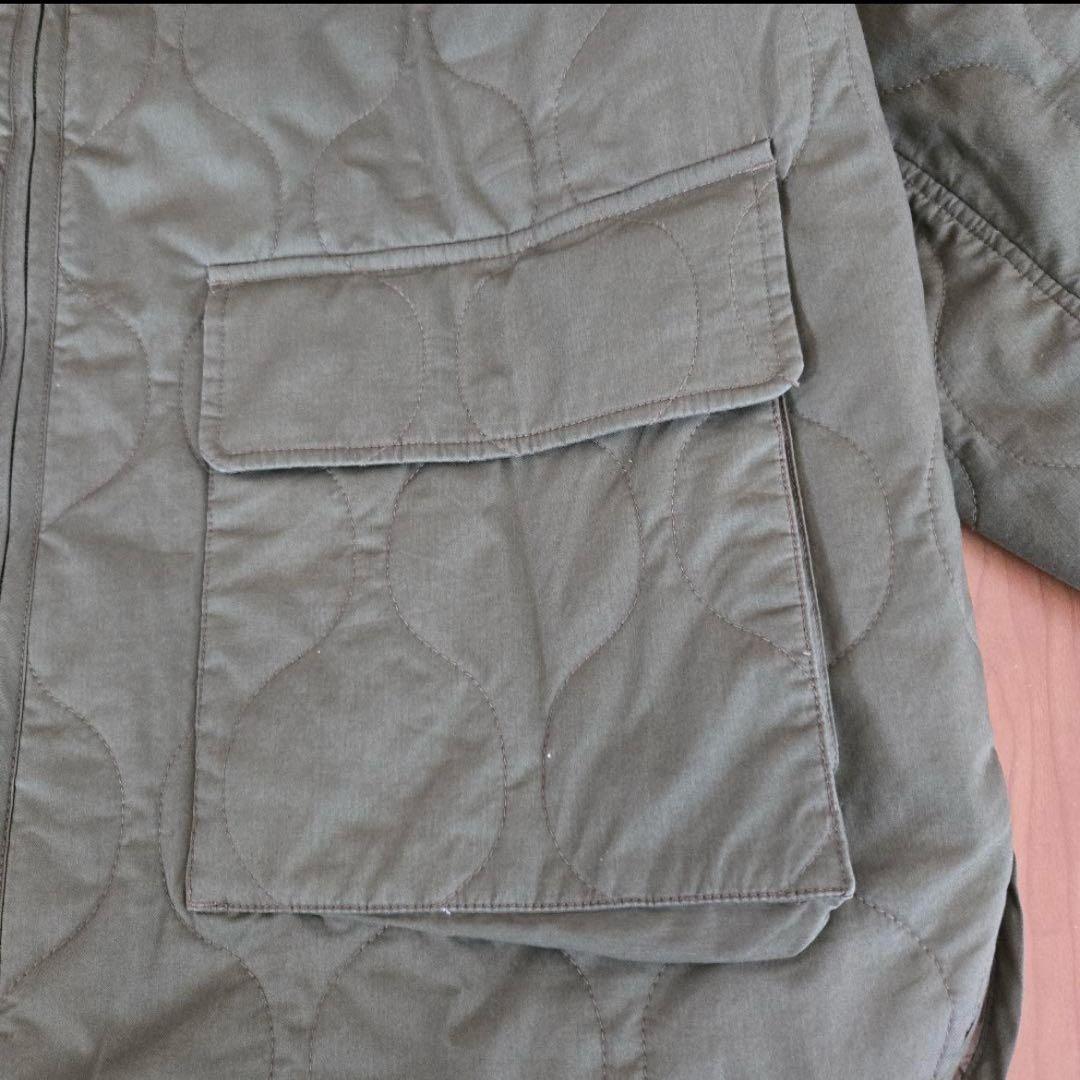 パ*ス様 FreshService キルティングボンバー オリーブグリーン