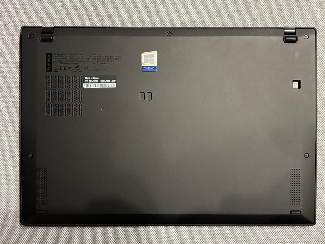 【Lenovo】ThinkPad X1 ノートPC