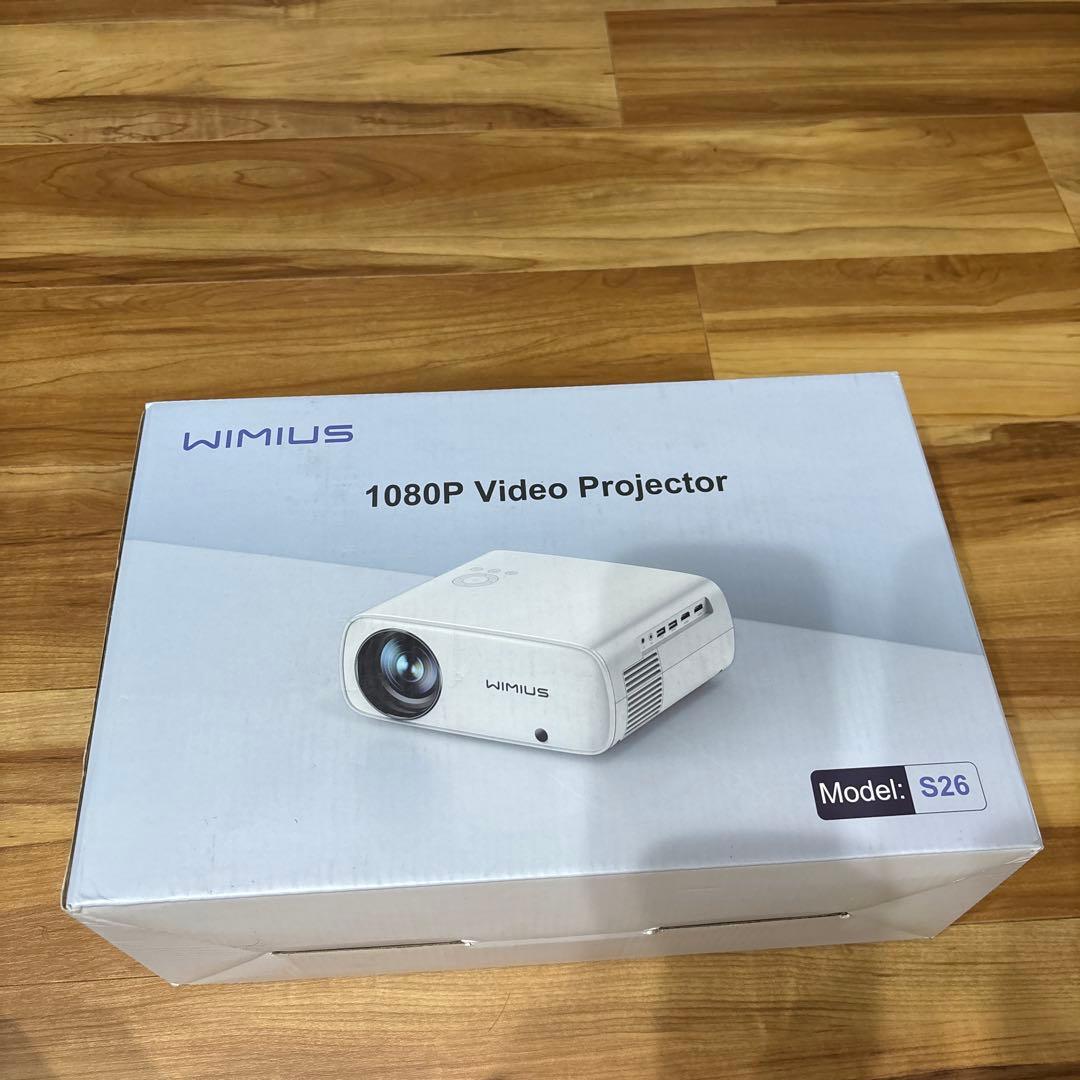 【新品 未使用】WiMiUS s26 小型プロジェクター