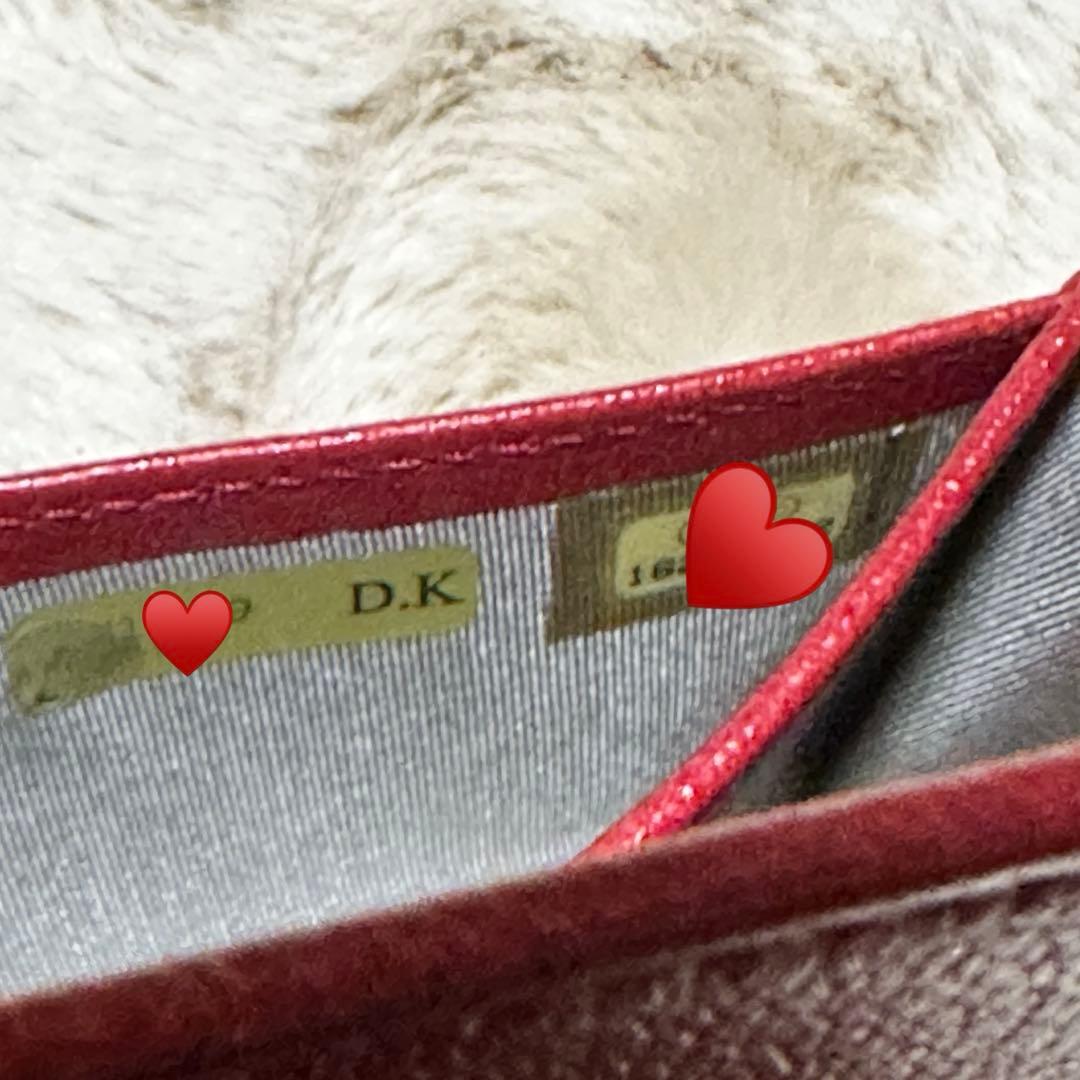 CHANEL 赤 レザー ケース