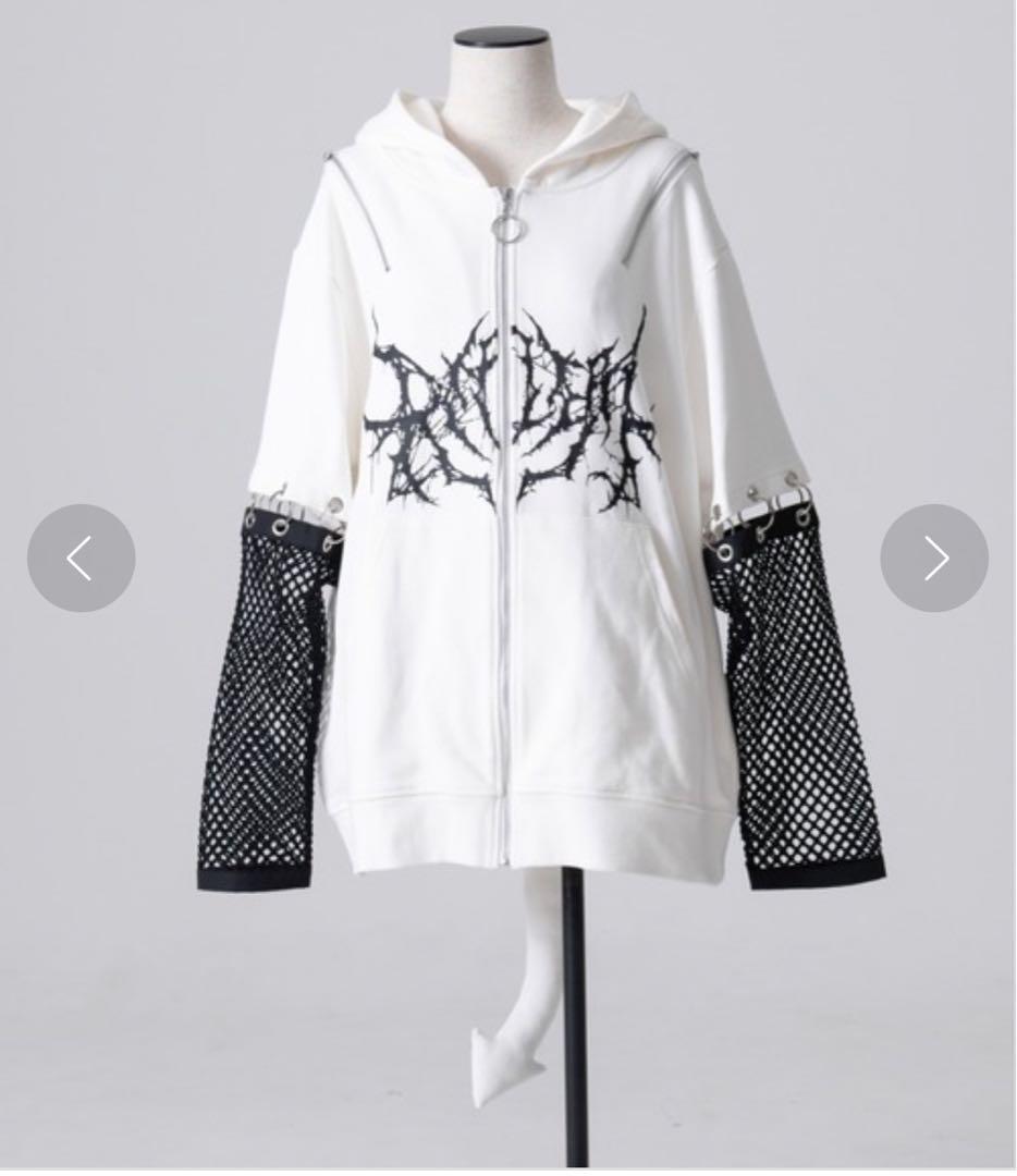 『REFLEM』DEVILデザインセパレートスリーブZIPパーカー⭐︎