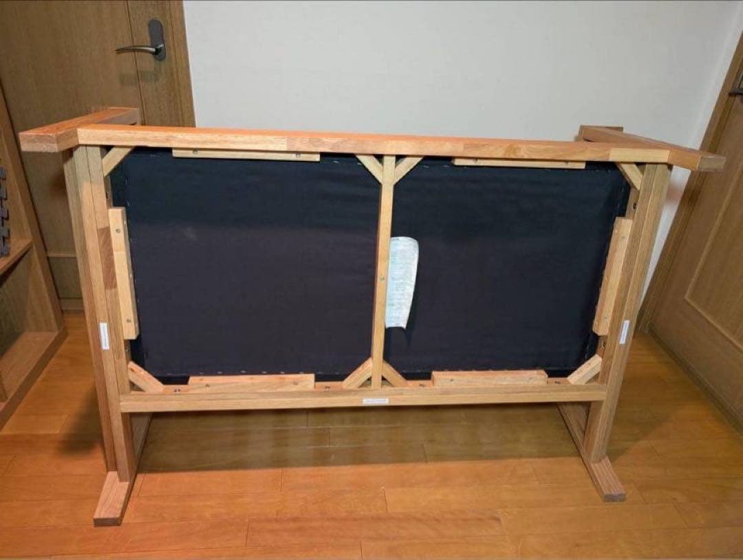 ■送料込■無印 MUJI 木製フレーム ソファ オーク材 2シーター 2人用椅子