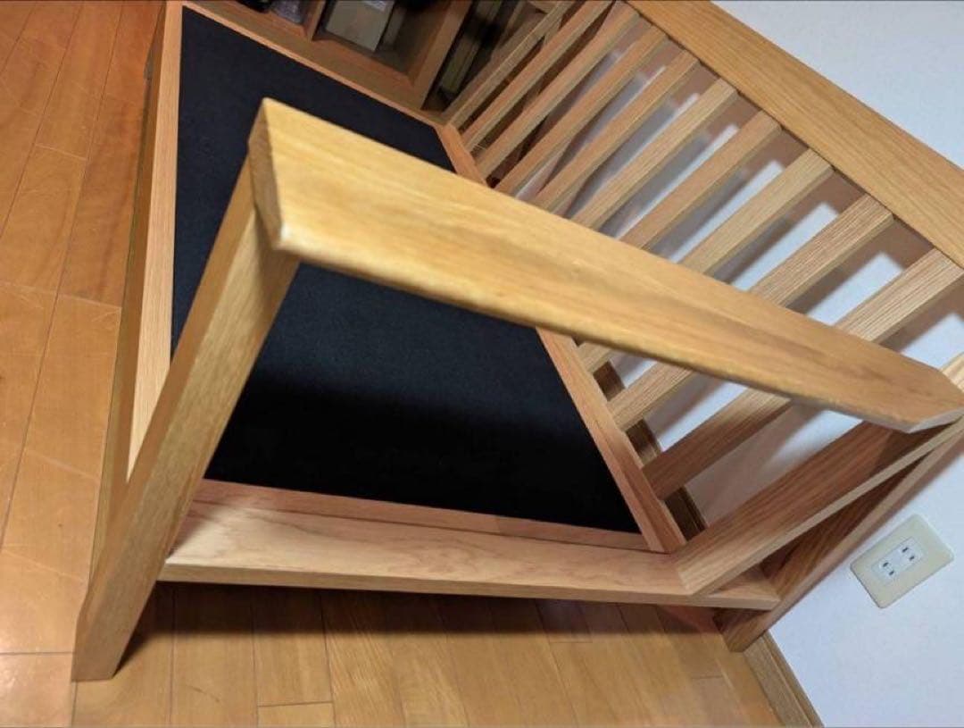 ■送料込■無印 MUJI 木製フレーム ソファ オーク材 2シーター 2人用椅子